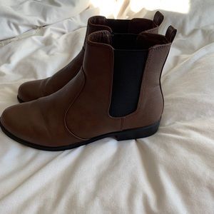 H&M Brown & Black Ankle Booties
